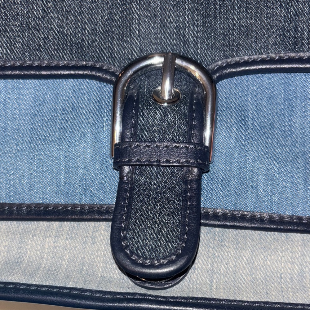 Michael Kors Denim Crossbody Bag - Picture 5 of 7